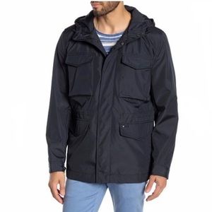 {Michael Kors} Bonded Hooded Jacket {Color: Navy}